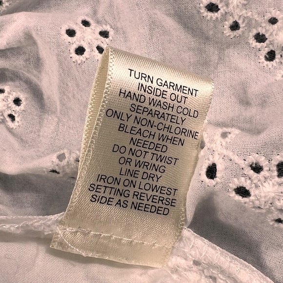 Altar’d State Jaine Floral Embroidered Eyelet Lace Crop Tank XXL Side Zip Boho - Picture 6 of 11